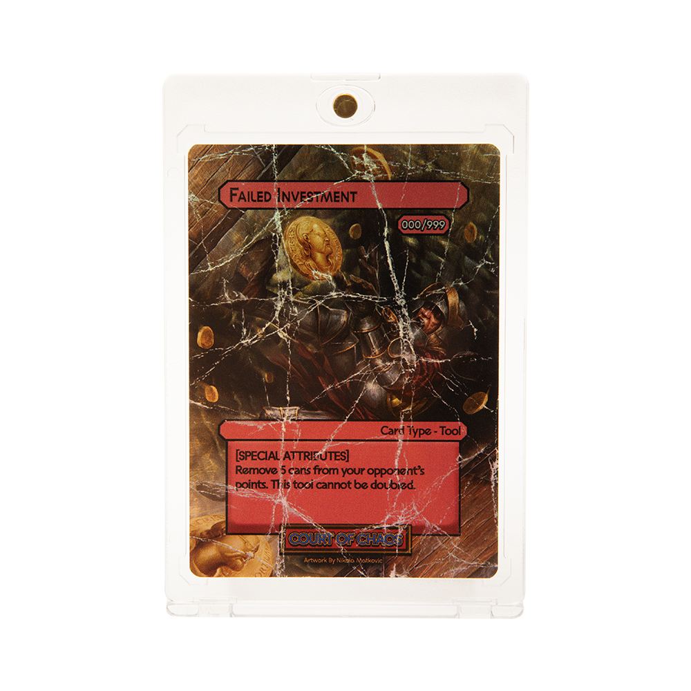 Failed Investment Card