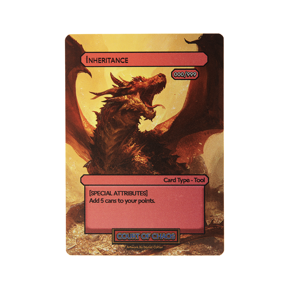 Inheritance Card Inheritance Card