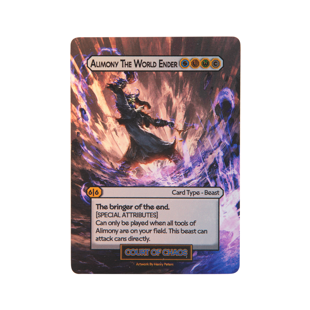 Alimony The World Ender | Miniature